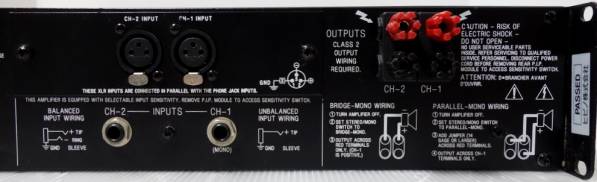 【保証有】◆AMCRON(CROWN)Power-tech1.1 パワーアンプ 音響PA◆