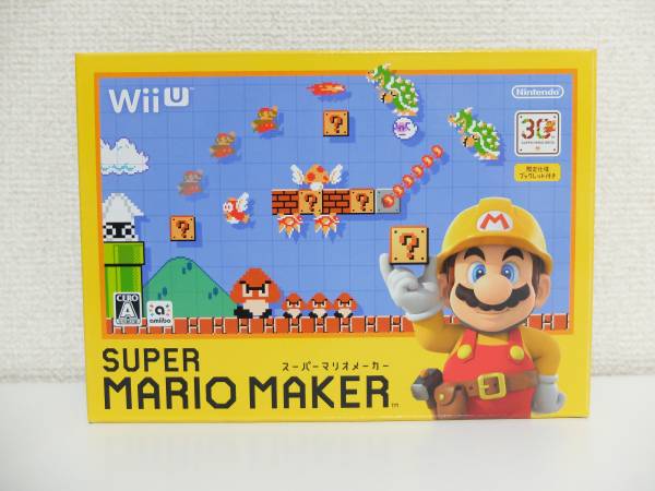 任天堂 WiiU スーパーマリオメーカー ブックレット付
