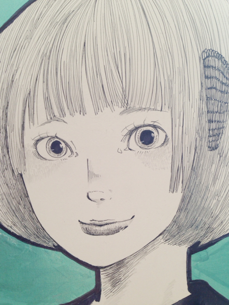 ＊手描きイラスト＊「セーラー服とネコマフィア」＊オリジナル