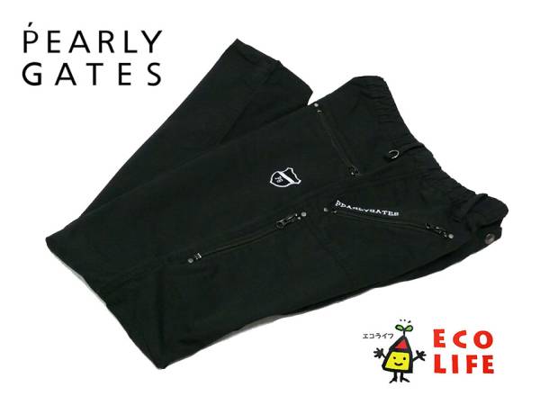 ▼PEARLY GATES GOLF パーリーゲイツ カーゴパンツ 黒 6 RA2873