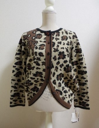 〈アルベロベロ〉新品/カーディガン/ヒョウ/定価￥38，850