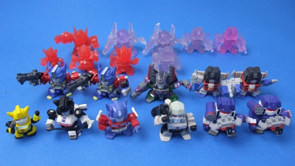 Qロボ トランスフォーマー 彩色版全8種 クリア版7種 など