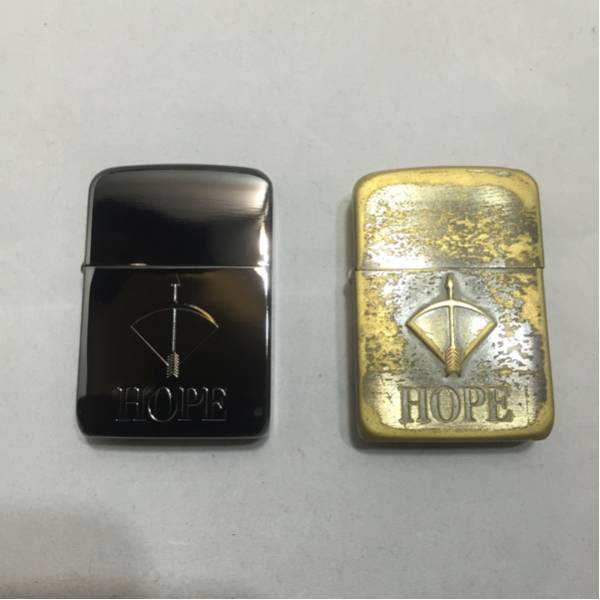 未使用 ZIPPO HOPE ジッポ ホープ 新旧 2個セット 未使用ZIPPO⁄ジッポ