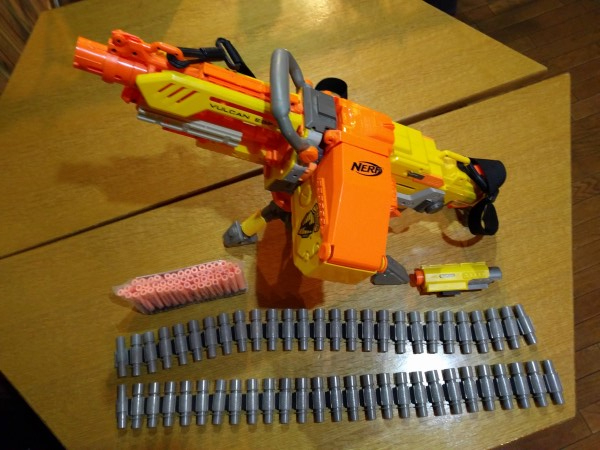 日本未発売★ナーフ EBF-25★バルカン★　Nerf N-Strike Vulcan