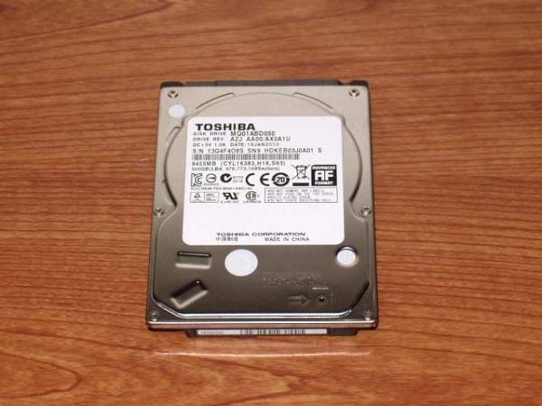 ★ 500GB ★ 新同品 ★ TOSHIBA 【 MQ01ABD050 】 ★M0T