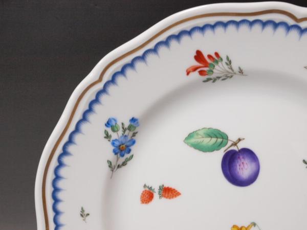 大得価，100%新品】 □ジノリ イタリアンフルーツ 24.5㎝プレート 5枚