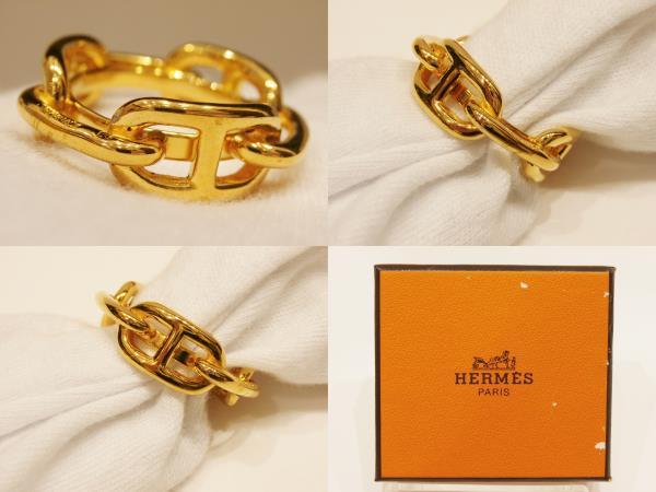 エルメス HERMES アタメ スカーフリング(ゴールド) HERMES エルメス GP 