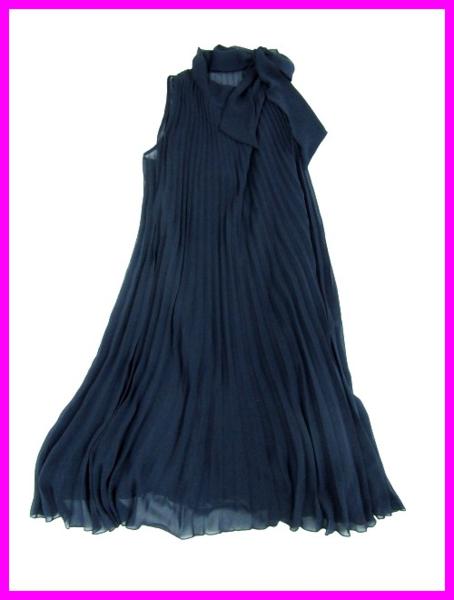 4162★美品 BALLSEY/ボールジー ワンピース/ドレス/38/ネイビー