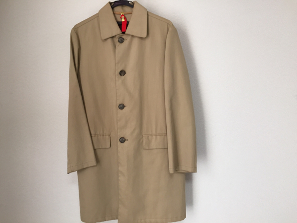 MONCLER ホワイト ステンカラーコート Moncler モンクレー ステンカラーコート 【公式通販】