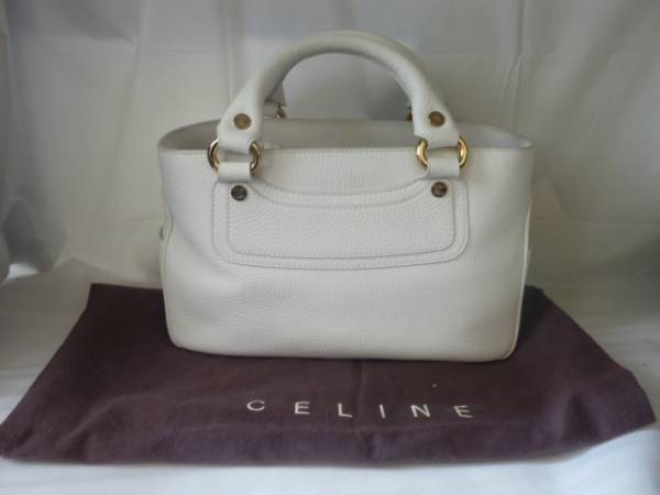 1円～ Celine&frasl;セリーヌ ハンドバッグ ブギーバッグ レザー 白