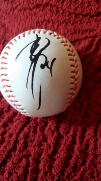 巨人ジャイアンツ高橋由伸直筆サインキャンプボール
