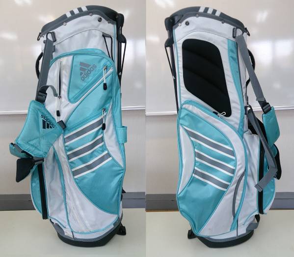 アディダスアスリート　スタンド　軽量キャディバック　美品！