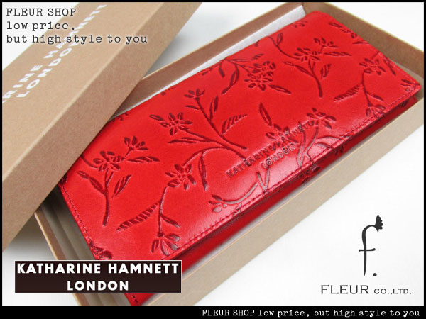 キャサリンハムネット KATHARINE 長財布 メンズ HAMNETT 本革 SCRUB 
