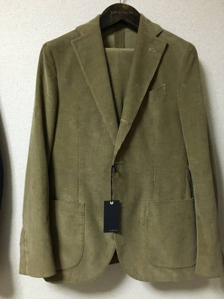 〇未使用　ラルディーニLARDINI　コーデュロイ　セットアップ46