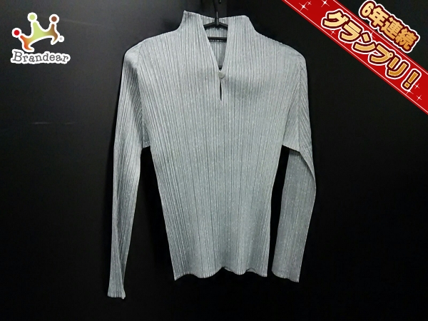 プリーツプリーズ 長袖カットソー 3 レディース 美品 プリーツ