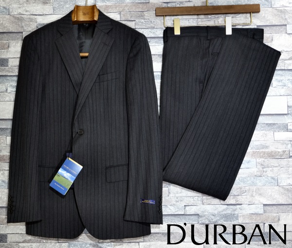 新品*ダーバン*日本製*ニュージーランドメリノウールスーツ*A6