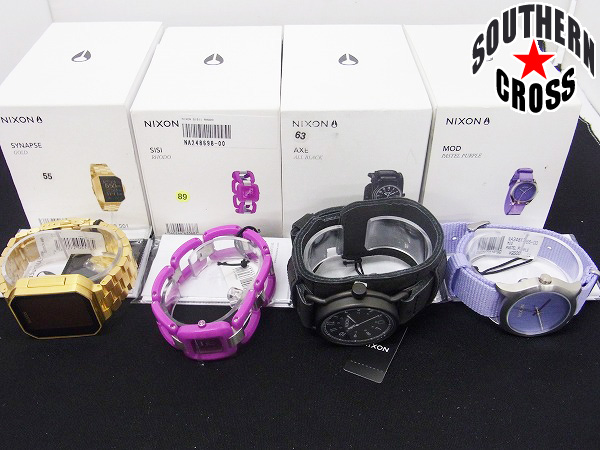 NIXON【処分品・4点】A348 1366/A322 001/A248 698/A323 501