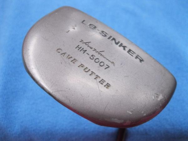 パター ヒロホンマ LB-SINKER 木製 パーシモン MID2 奇跡の美品 LB