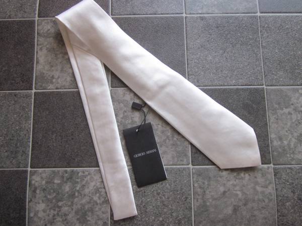 【黒ラベル】白色の極上ネクタイ★wedding推奨★伊製