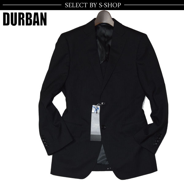 ◆ダーバン◆春夏 定価4.1万 シャドーストライプジャケット黒 A4