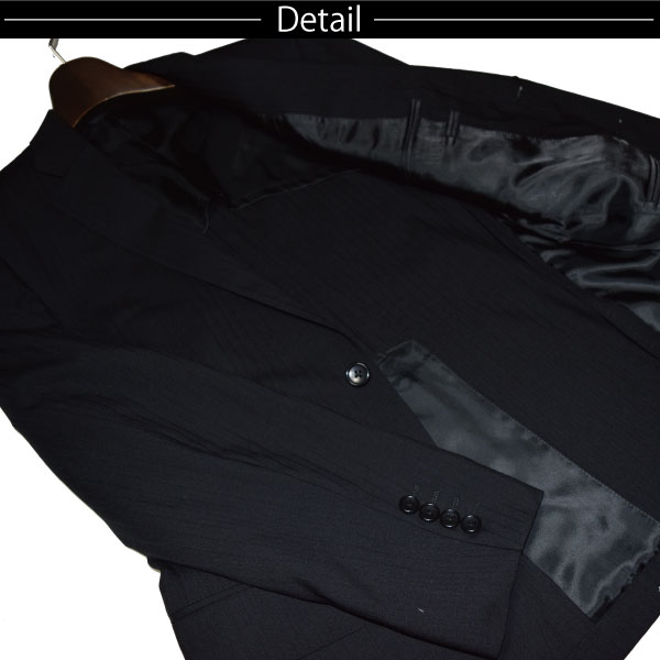 ◆ダーバン◆春夏 定価4.1万 シャドーストライプジャケット黒 A4