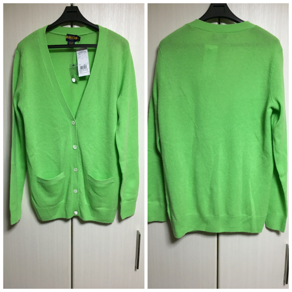 未使用 RUGBY ラルフローレン カシミヤカーディガン M