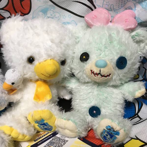 未使用 タグ付き ユニベア ブルー バニラ パイ