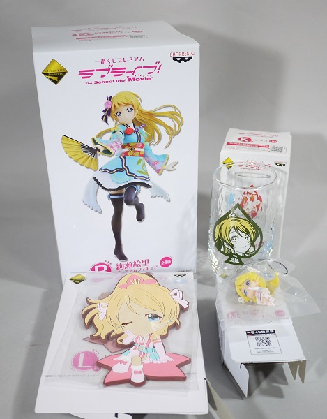 一番くじ プレミアム ラブライブ The School B賞+KLM賞 絢瀬絵里