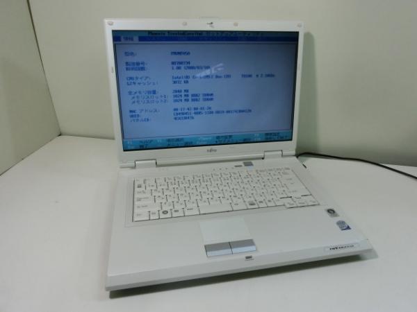 ジャンク!FUJITSU NF/A50○Core2Duo T8100 2.1G 2G Sマルチ