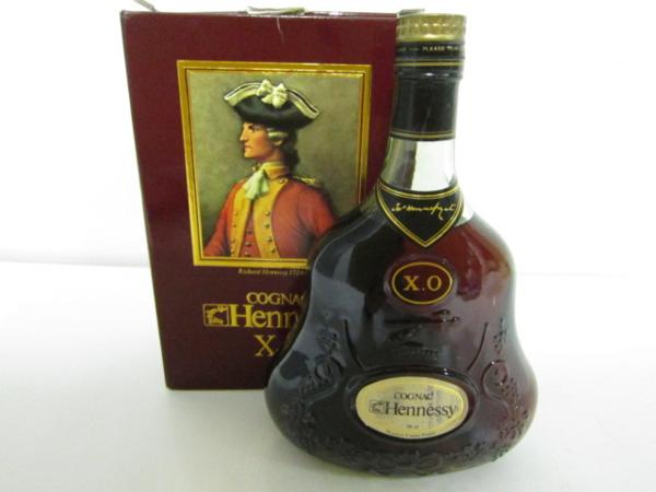 [洋酒]ヘネシー XO グリーン Hennessy 700ml 箱付@F492-na