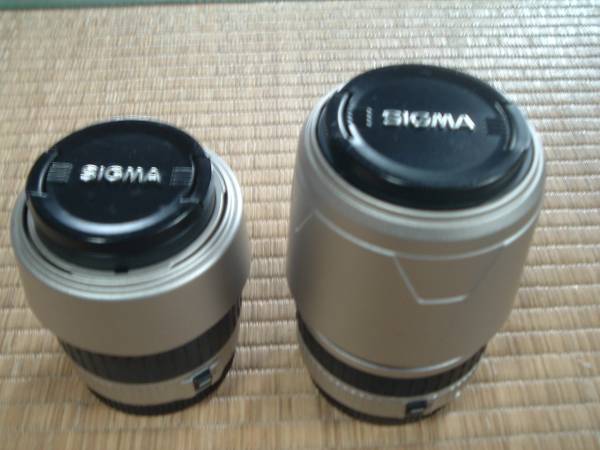 Canon用SIGMA 28~80mm 100~300mm 055 SIGMA ZOOM KiisX2で使用 レンズ