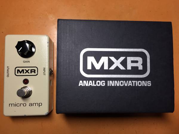 中古】MXR micro amp マイクロアンプ 本体と箱のみ 送料無料！ 【公式