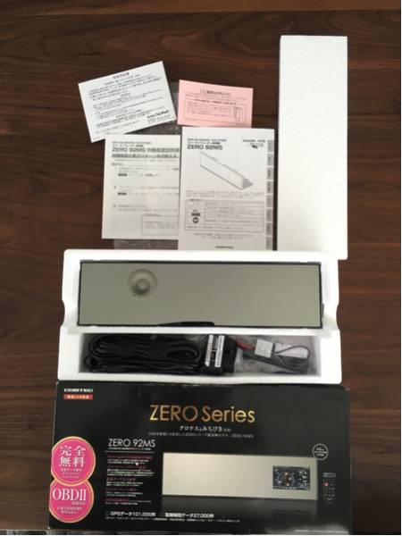 レーダー探知機 ZERO92MS (ZERO 92MS)+OBD2-R2セット ZERO COMTEC