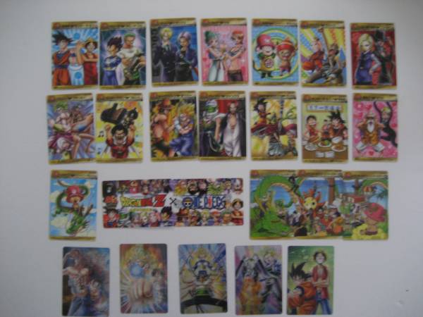 ☆ ドラゴンボール ワンピース 40th グミカード 全25種セット 少年