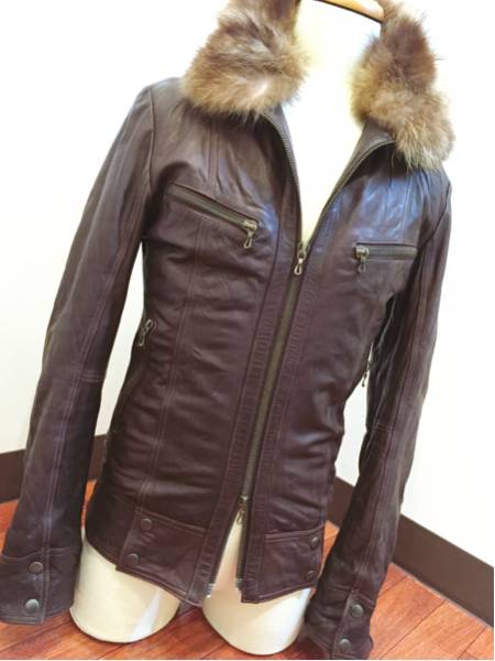 18万円シェラックshellac牛革オイルドカウレザー中綿ダウン46