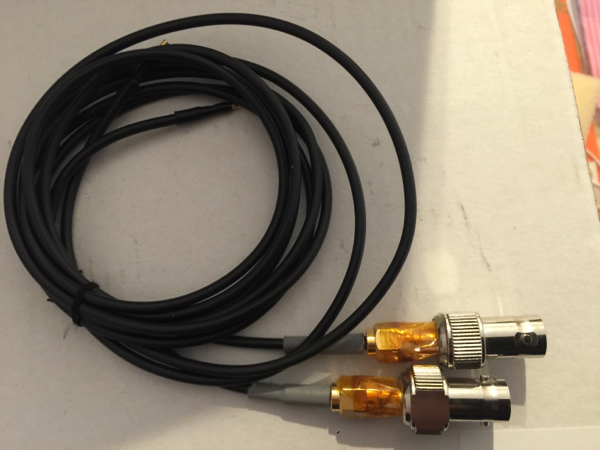 マイクロポジショナー 同軸ケーブル 中古品 顕微鏡 測定器_3