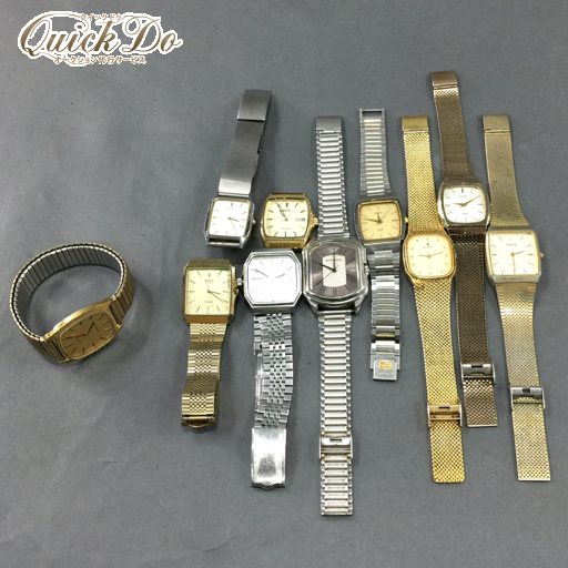 1円 ブローバ ロンシャン メンズ 手巻き 腕時計 含 計10点