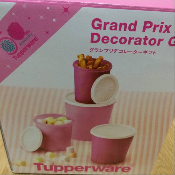 タッパーウェア♪スクエアエコボトル1L/ フリップキャップ4本