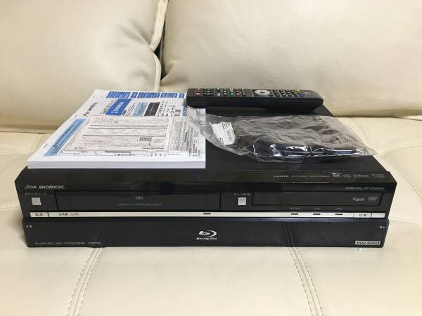 DXアンテナ BD/HDD/VHSレコーダー DXBW320 W録画 送料無料‐ DX