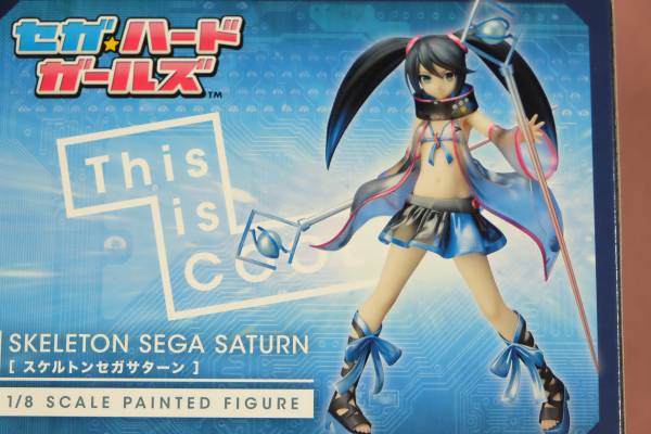 セガ・ハード・ガールズ スケルトンセガサターン1/8フリーイング