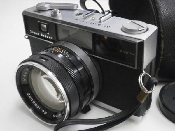 ☆mamiya Super Deluxe マミヤカメラ レンズ付 1:1.5 f=48mm☆ Super