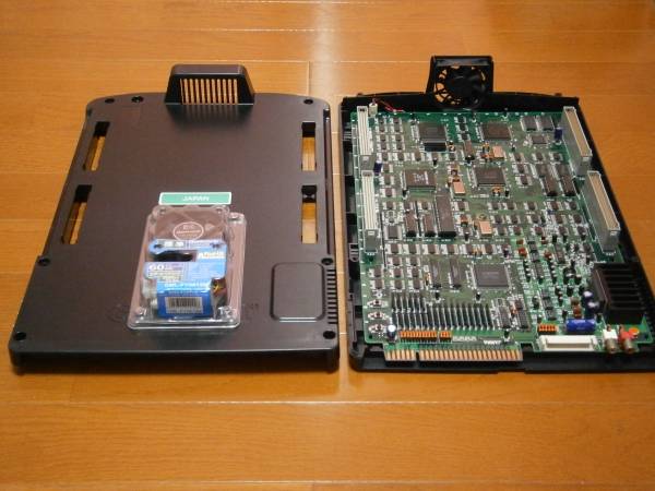 カプコンCPS2マザーボード洗浄ファン交換作動確認済み