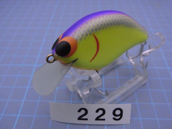 229 開発クランク チップ Chip ハンドメイド フラットサイド ルアー