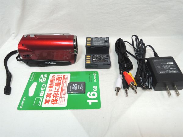 ☆ビクター Everio フルHD ダブルメモリー GZ-HM110 HM200☆16GB