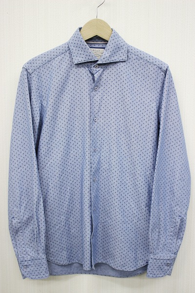 su9339/オリアン 長袖花柄シャツ ORIAN