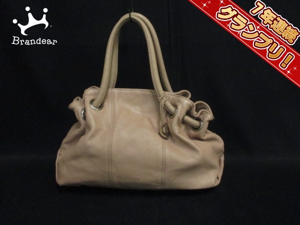 フルラ ハンドバッグ ピンク レザー FURLA