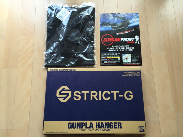 新品★限定 STRICT-G 1/200 ガンプラハンガー Tシャツ ガンダム