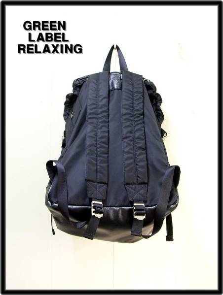 Black 【green label relaxing リュック バックパック バッグ