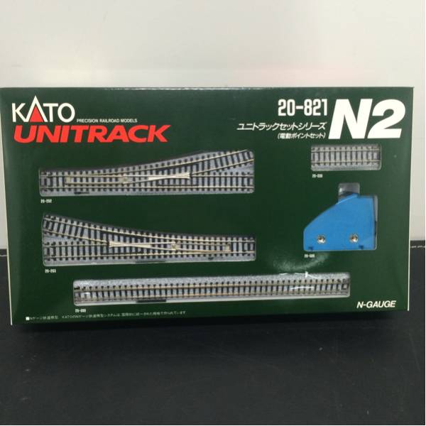 中古】KATO ユニトラックセット(電動ポイント)20-821 KATO ユニ
