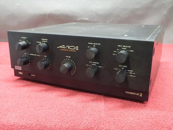 NEC A－10Ⅱ プリメインアンプ 動作品